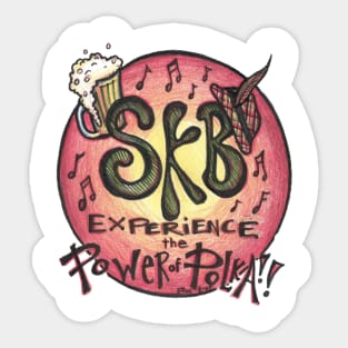 Power of Polka Sticker